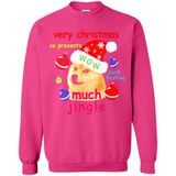 Christmas Doge Meme Shirts Funny Santa Shiba Inu Dog - Sweatshirt