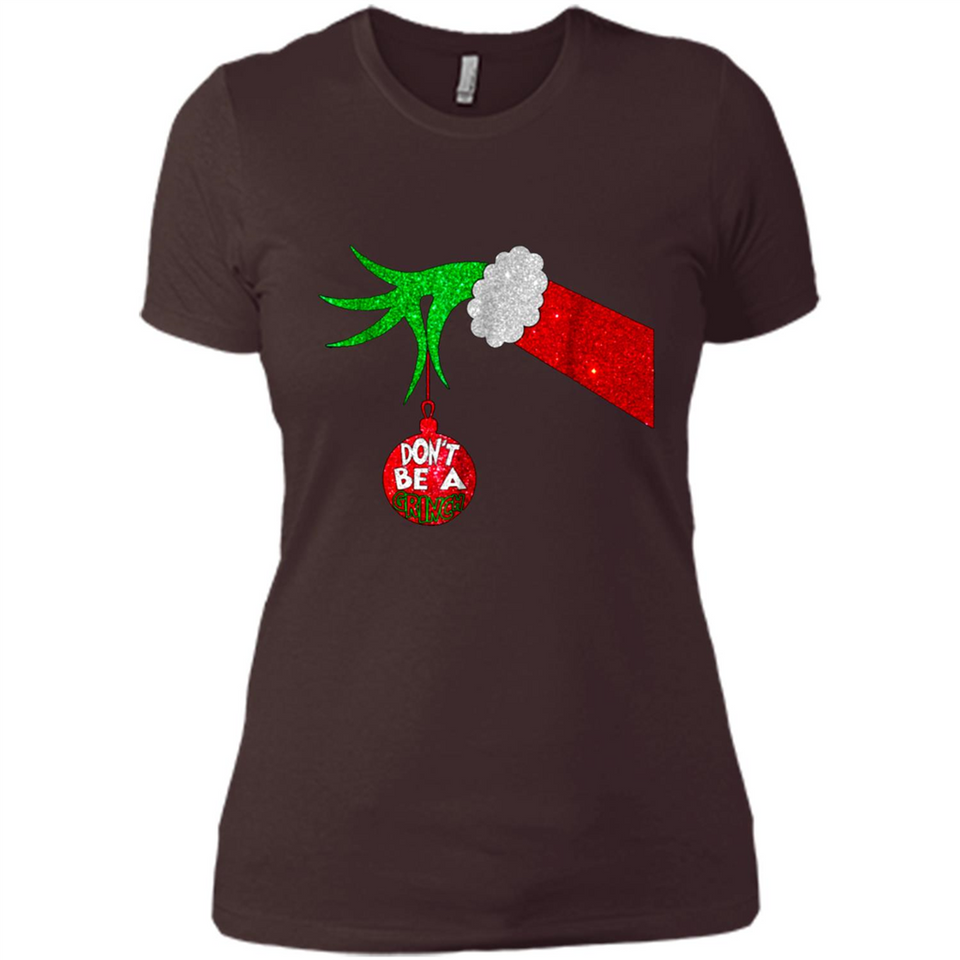 GRINCH HAND HOLDING CHRISTMAS ORNAMENT - DON'T BE A GRINCH PINGPONG