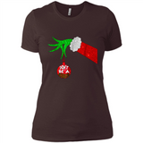 GRINCH HAND HOLDING CHRISTMAS ORNAMENT - DON'T BE A GRINCH PINGPONG