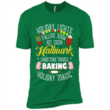 Holiday Lights Falling Snow Hot Cocoa Hallmark Christmas movie