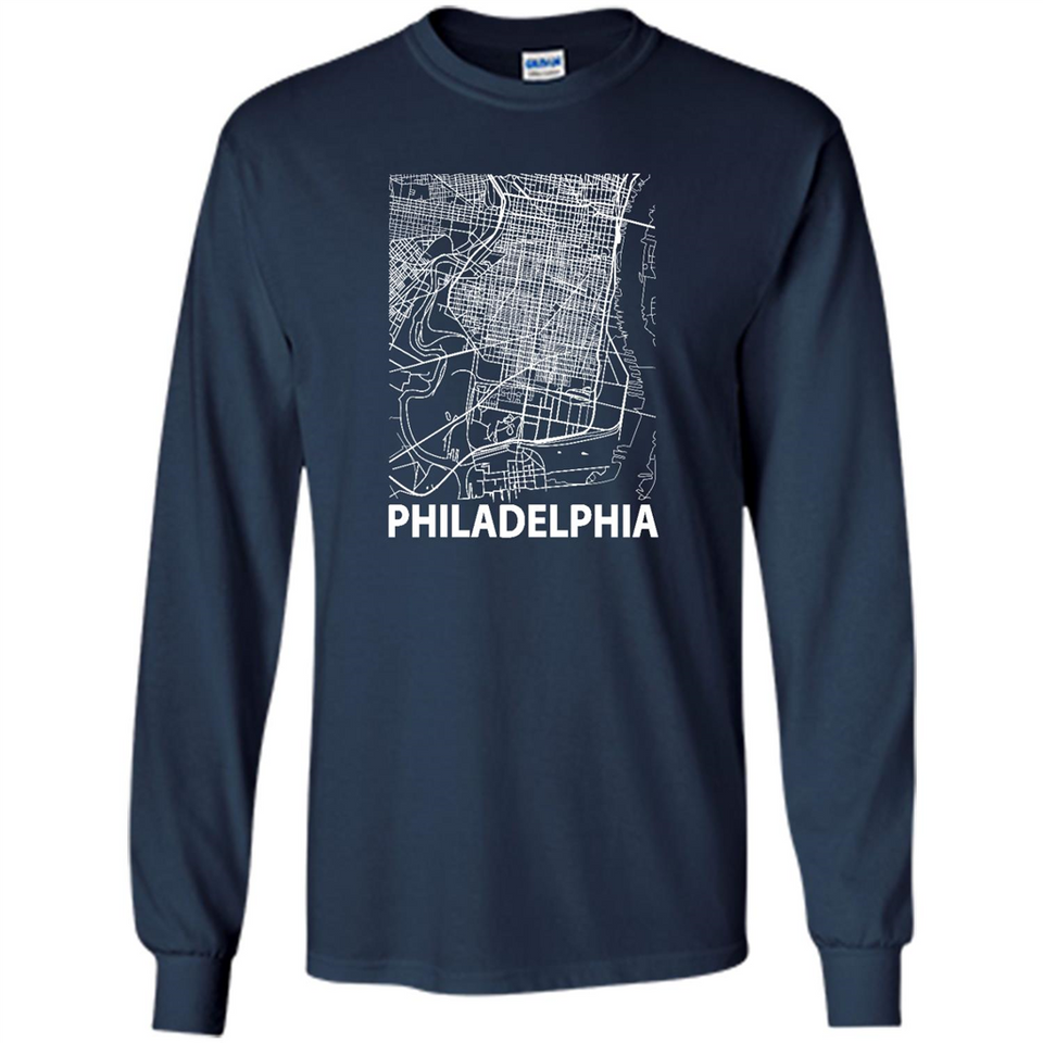 Philadelphia Pennsylvania City Map Souvenir