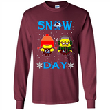 Snow Day Shirt For Colorado Avalanche Vs Minion Fans pingpong