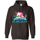 Unicorns are born in February Birthday Rainbow Gift Custom Ultra Cotton
