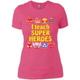 I Teach Super Heroes Funny Marvel - Ladies' Boyfriend T-Shirt