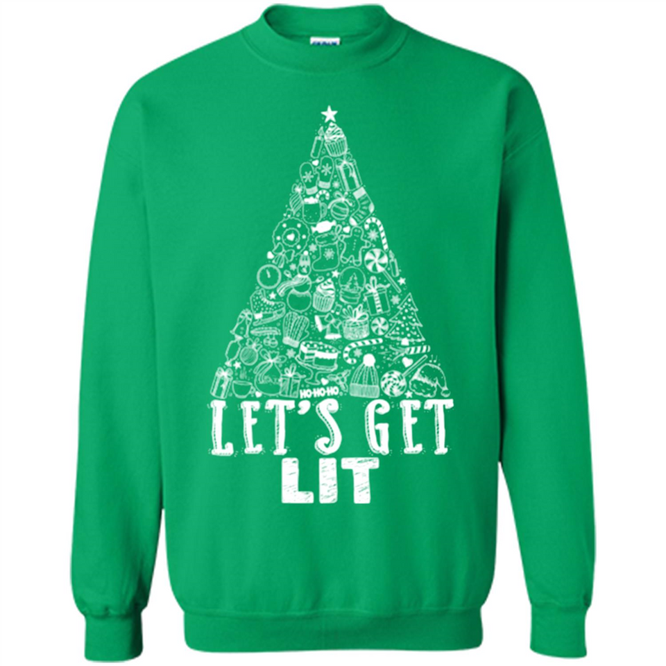 Let's Get Lit - Funny Christmas Tree