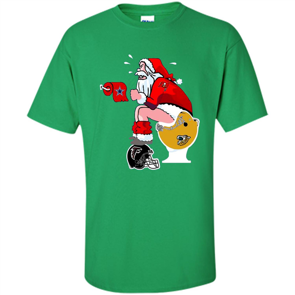 Tampa Bay Buccaneers Santa Claus Toilet