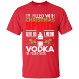 Christmas Gift Shirt Christmas Spirit Vodka Santa - Shirt