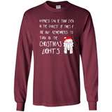 Christmas Ugly Sweater Christmas Lights - Long Sleeve T-Shirt