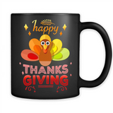 Happy Thanksgiving Turkey Day Colorful Cute