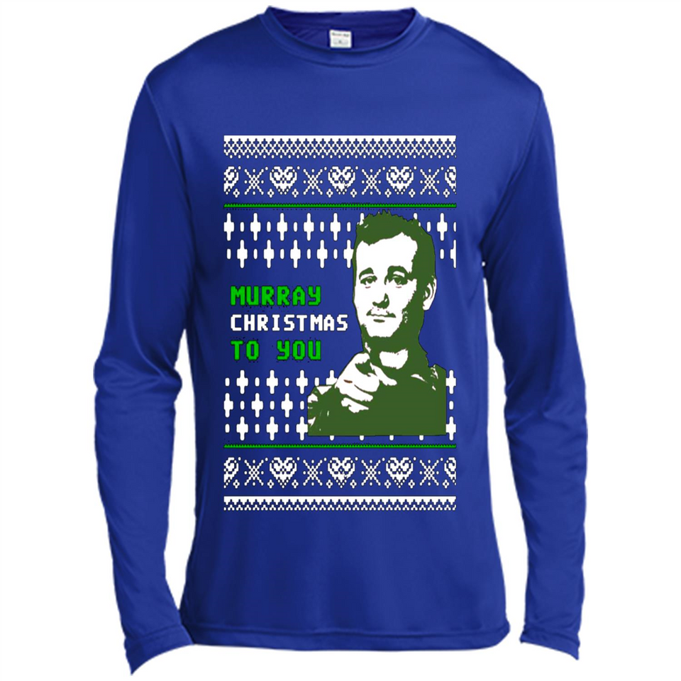 Murray Christmas to you ugly sweatshirt PINGPONG