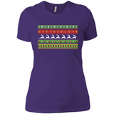 Ugly Christmas Funny Festive - Ladies' Boyfriend T-Shirt