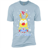 Minion Arizona Cardinals Ugly Christmas Sweater Let it Snow - Premium Short Sleeve T-Shirt