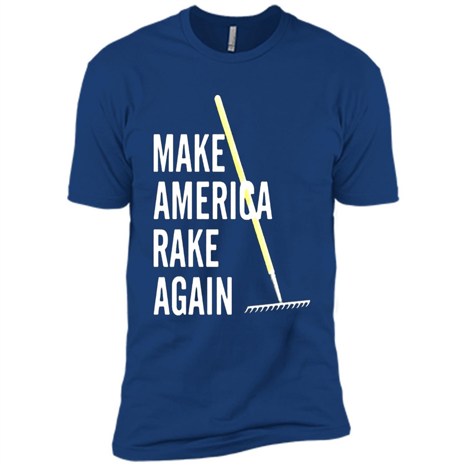 Make America Rake Again California Fires Paradise Youth T-Shirt PINGPONG - Premium Short Sleeve T-Shirt
