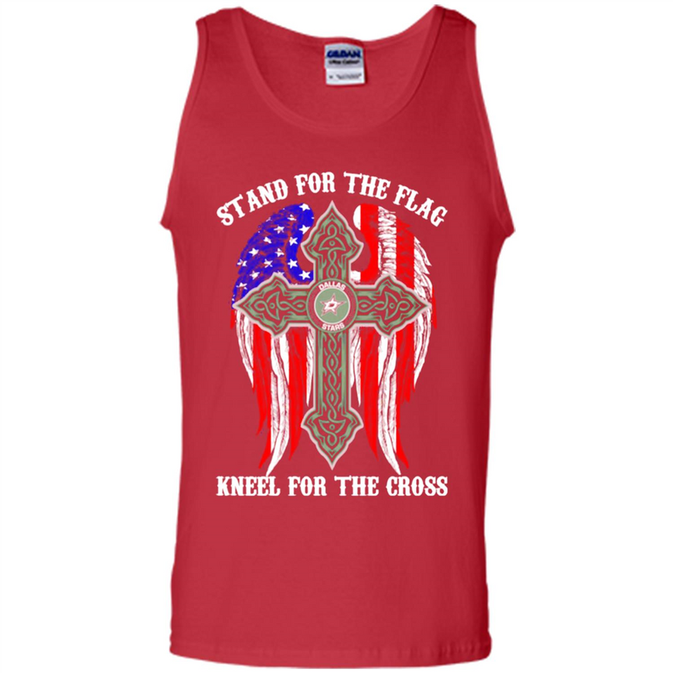 Dallas Stars - stand for the flag kneel for the cross