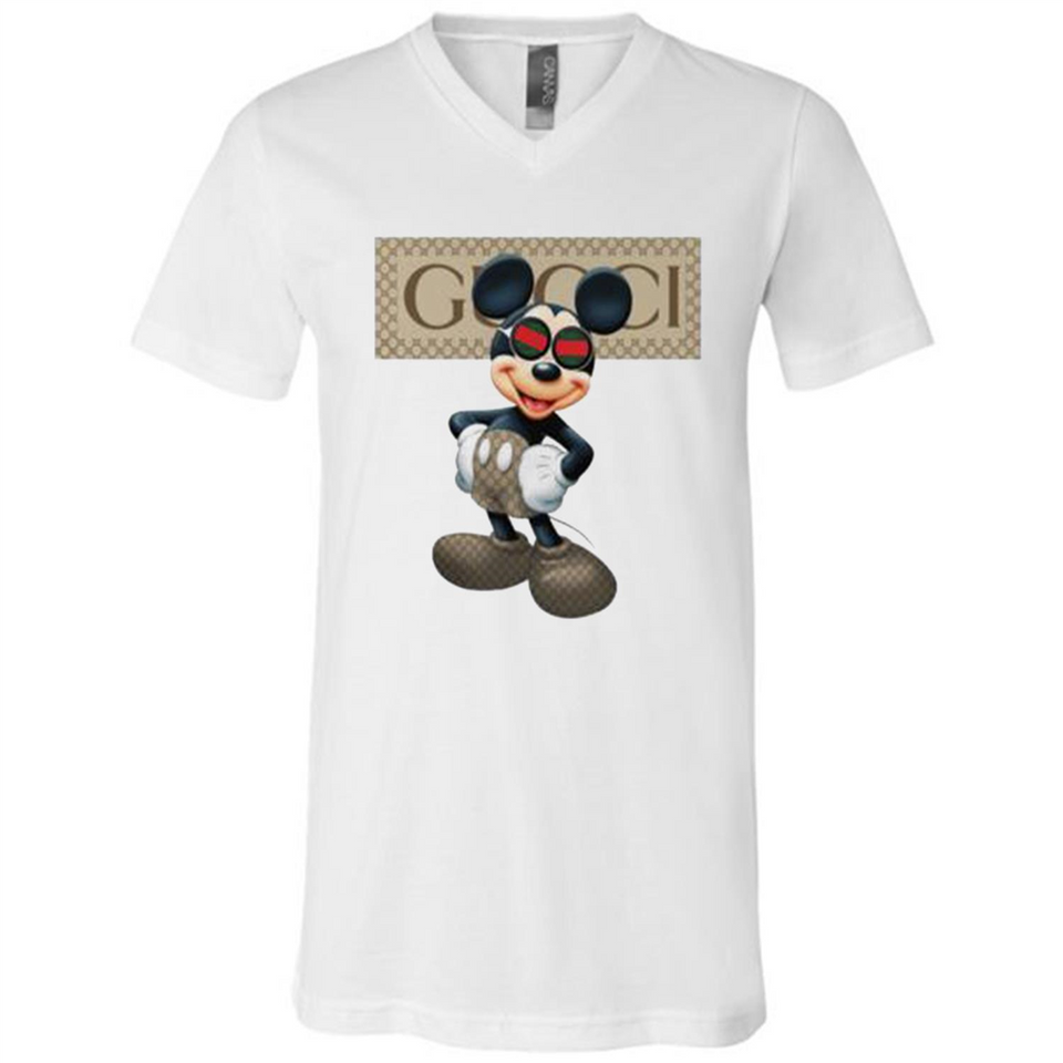 Disney mickey gucci Bella - Canvas Unisex V-Neck