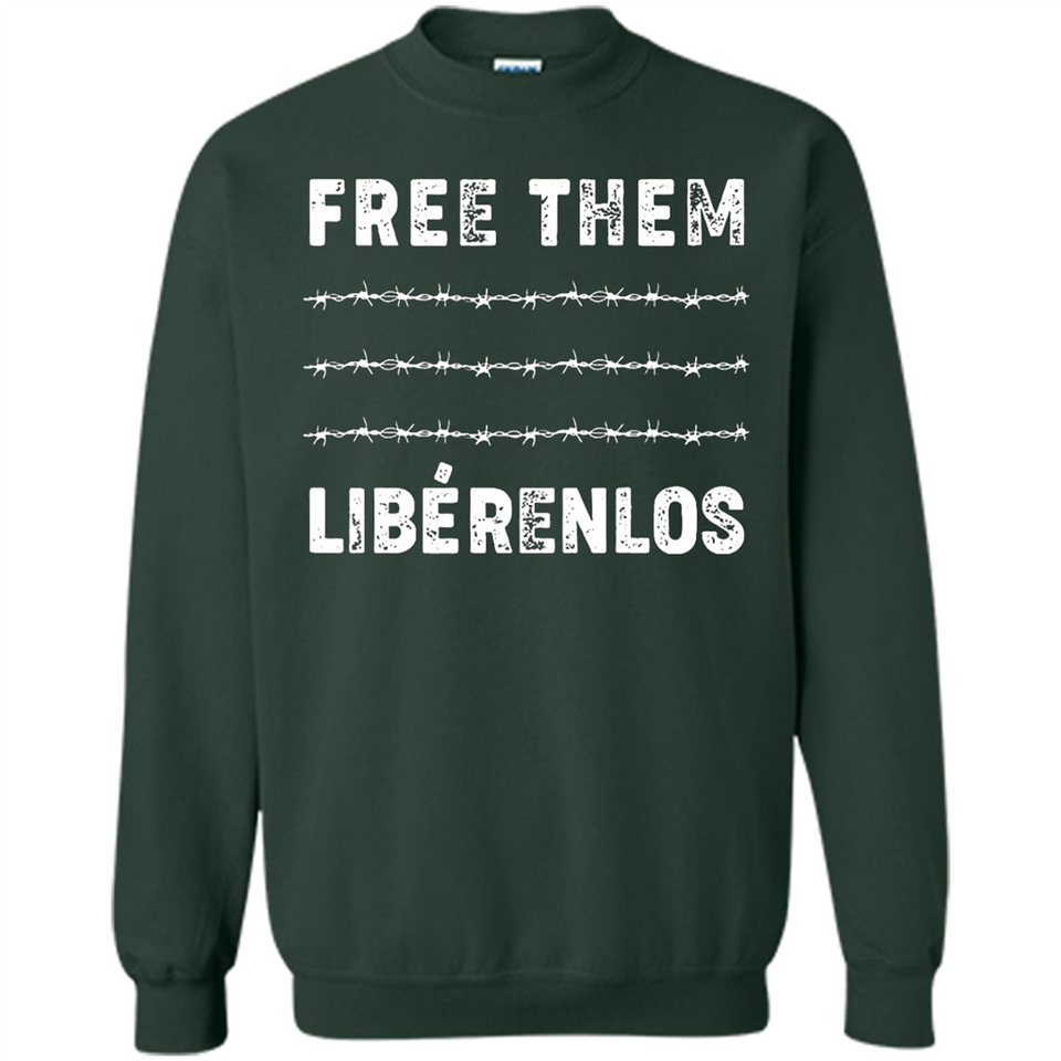 Peaceful Communities- Free Them Liberenlos Shirt PINGPONG - Sweatshirt