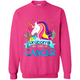 Unicorns are born in Cancer Birthday Rainbow Gift Custom Ultra Cotton