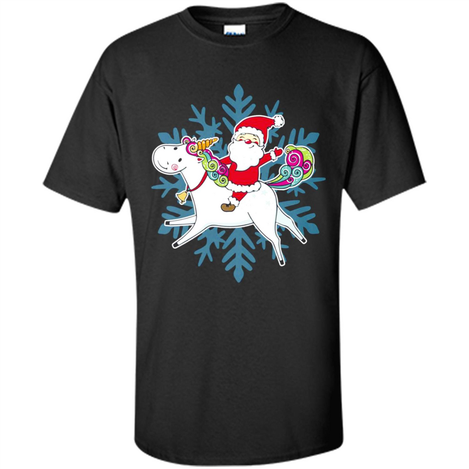 Unicorn And Santa Christmas 1 - Shirt