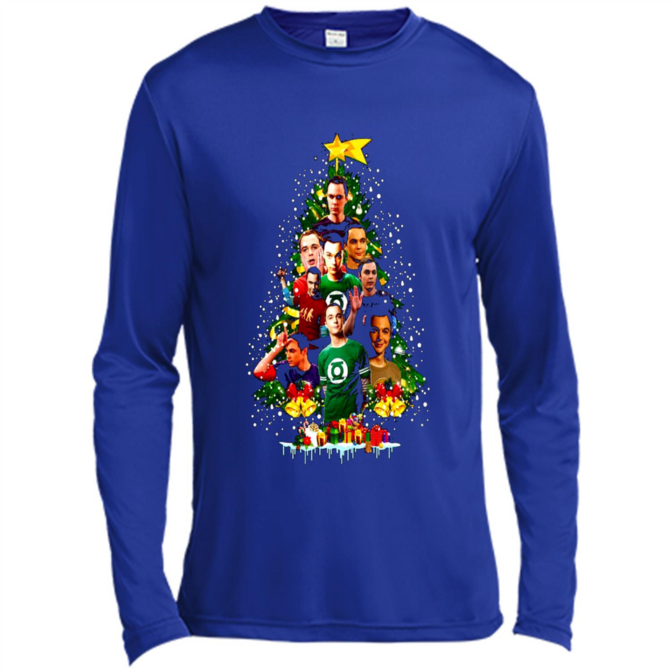 Sheldon Cooper Christmas tree sweater PINGPONG