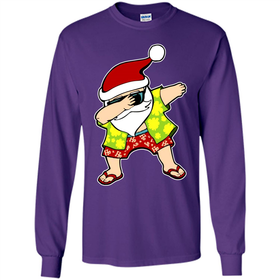 Dabbing Santa Christmas In July 1 - Long Sleeve T-Shirt