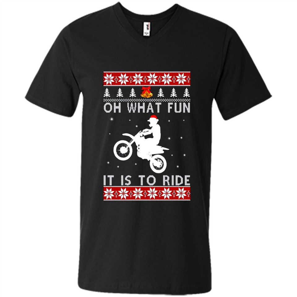 Motocross oh what fun it is to ride Christmas sweater PINGPONG