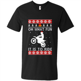 Motocross oh what fun it is to ride Christmas sweater PINGPONG
