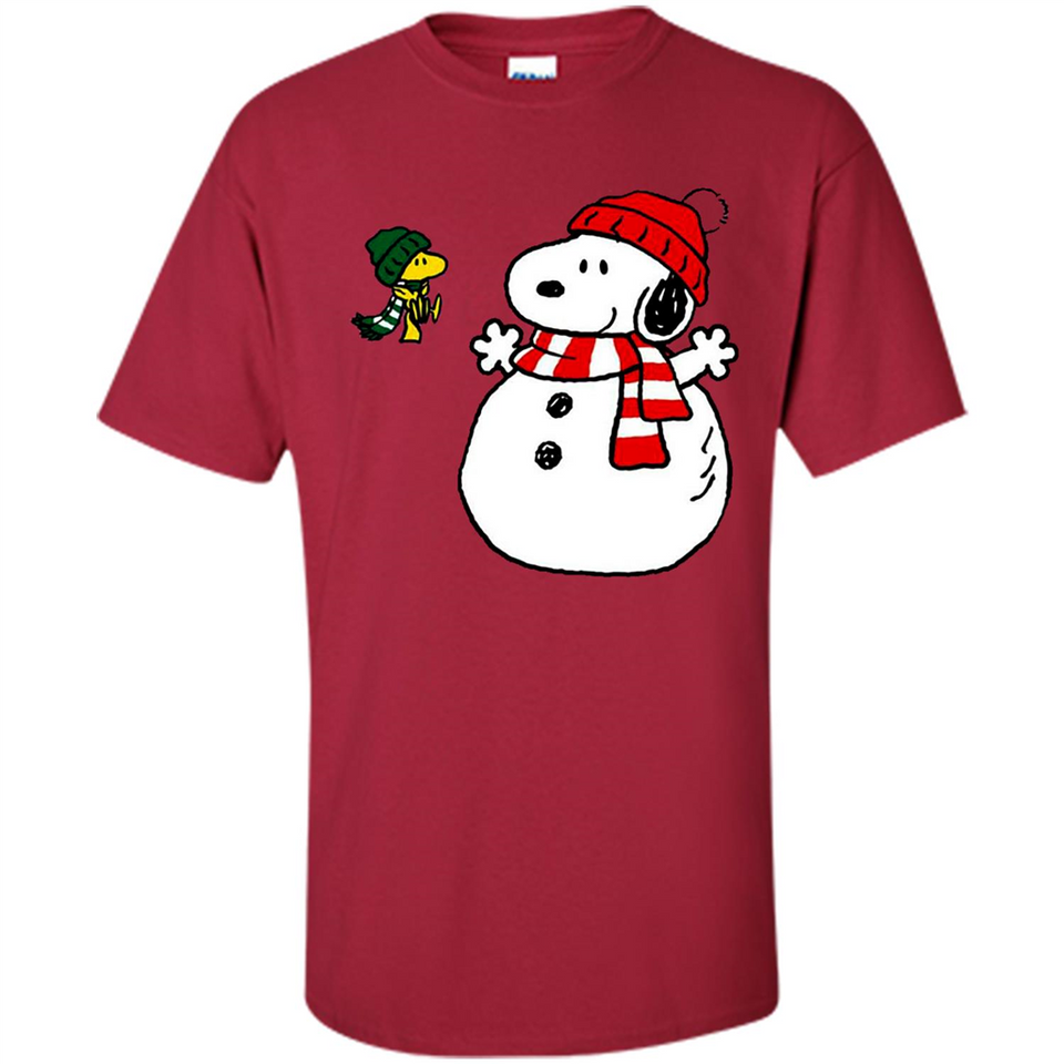 Snoopy Snowman Christmas