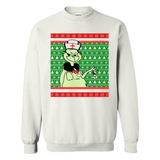 Grinch Nurse Ugly Christmas Sporty T-Shirt PINGPONG - Sweatshirt