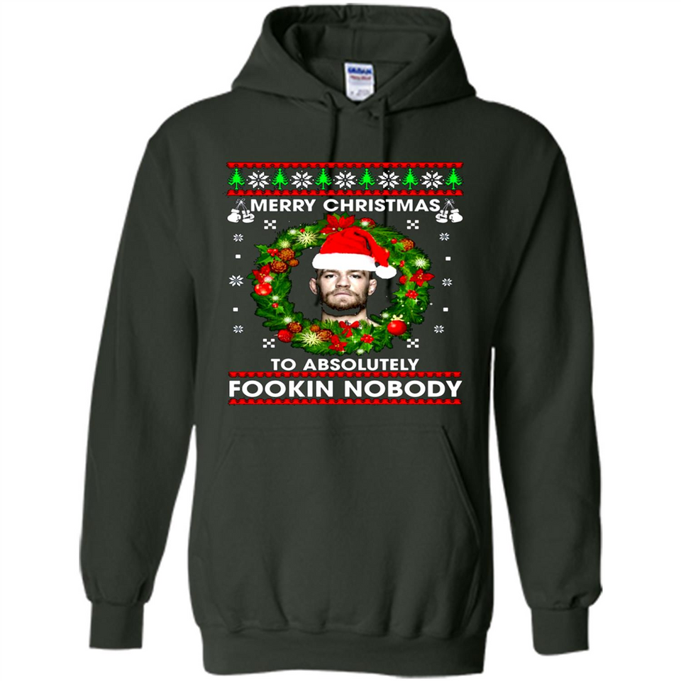 Merry Fookin Christmas Conor Mcgregor sweater PINGPONG