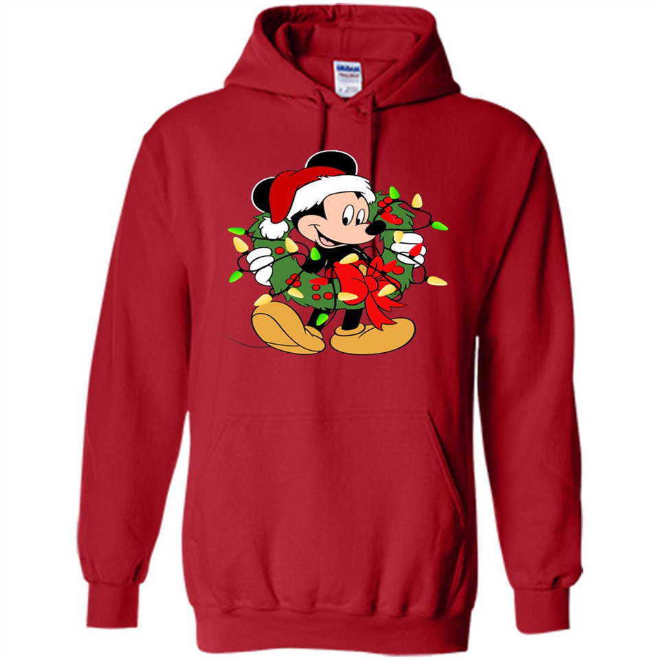 Disney Mickey Mouse Christmas Lights Sweatshirt - Hoodie