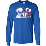 Snoopy loves NBA Chicago Bulls - Long Sleeve T-Shirt
