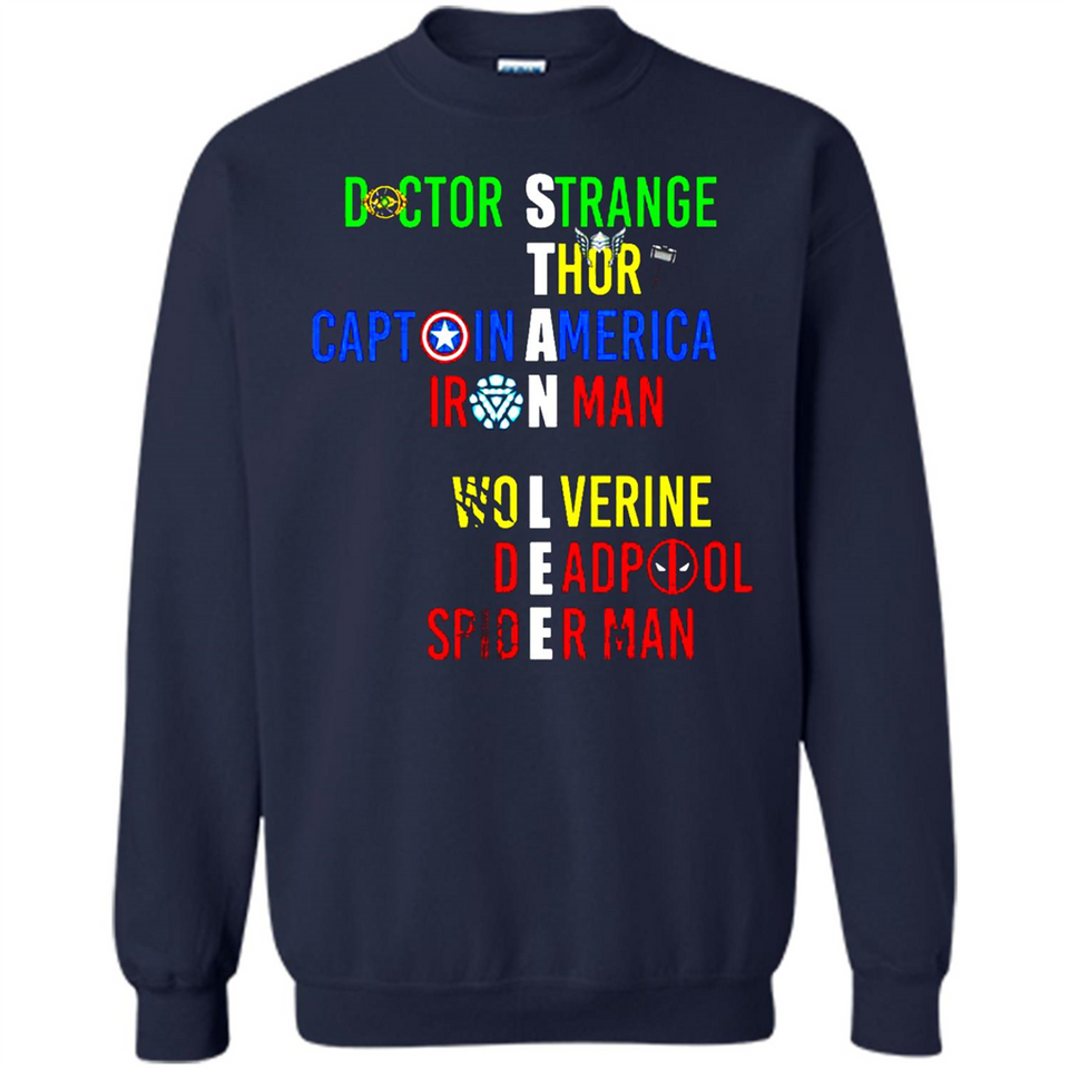 RIP Stan Lee Doctor Strange Thor Caption America Iron Man Shirt PINGPONG - Sweatshirt