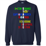 RIP Stan Lee Doctor Strange Thor Caption America Iron Man Shirt PINGPONG - Sweatshirt