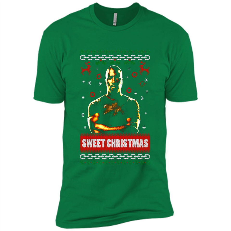 Christmas Ugly Sweater Floyd Mayweather Sweet Christmas - Premium Short Sleeve T-Shirt