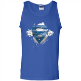 Detroit Lions And Superman Fans - Tank Top