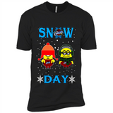 Snow Day Shirt For Cleveland Cavaliers Vs Minion Fans pingpong