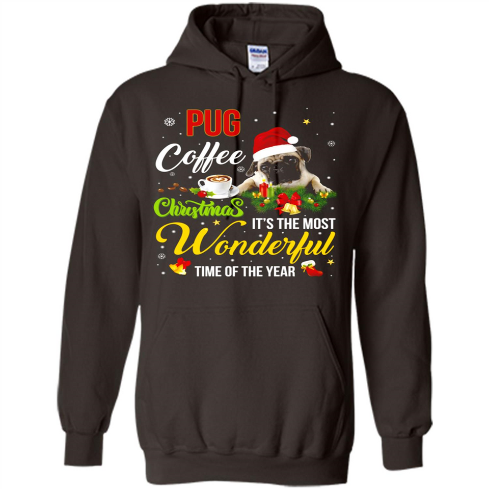 Pug Coffee Wonderful Christmas