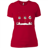 Christmas Red Wine - Merry Xmas T-Shirt - Ladies' Boyfriend T-Shirt