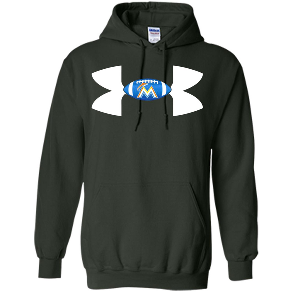 Miami Marlins Under Armour Logo - Hoodie