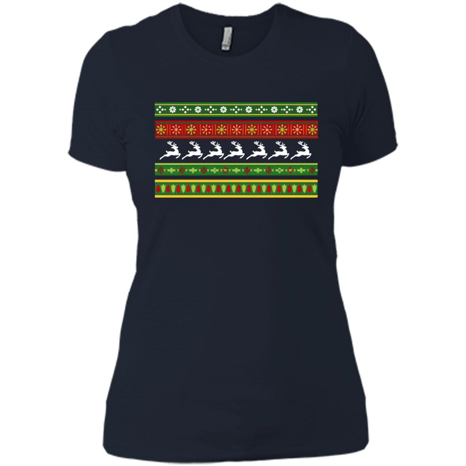 Ugly Christmas Funny Festive - Ladies' Boyfriend T-Shirt