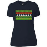 Ugly Christmas Funny Festive - Ladies' Boyfriend T-Shirt