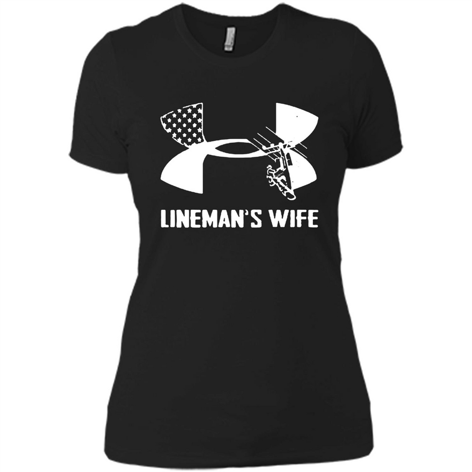 Lineman Wife Under Armour - Ladies' Boyfriend T-Shirt
