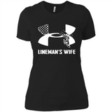 Lineman Wife Under Armour - Ladies' Boyfriend T-Shirt