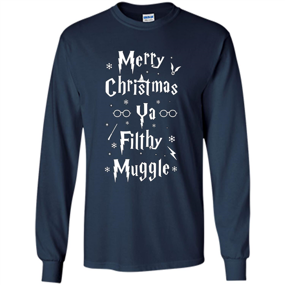 Merry Christmas Ya Filthy Muggle Christmas Sweatshirt PINGPONG