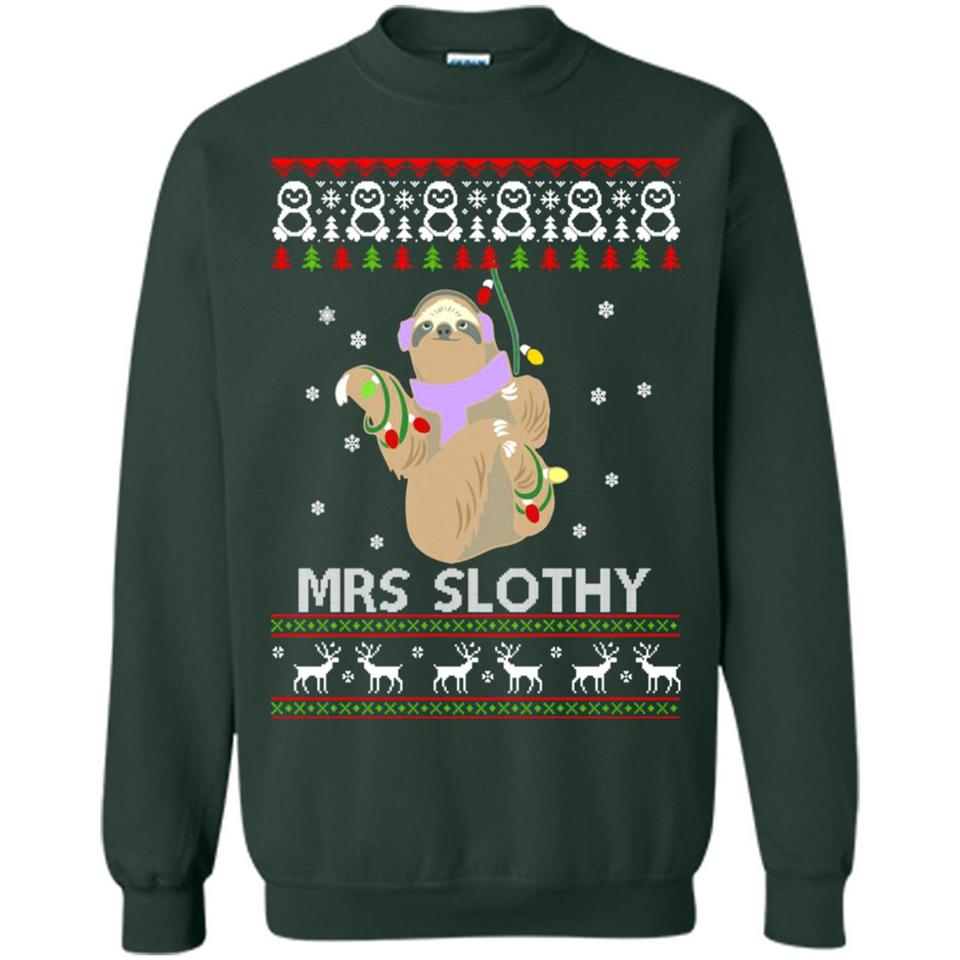 Mrs Slothy Christmas - Sweatshirt
