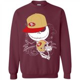 Jack Skellington The Nightmare Before Christmas-49ers Football - Sweatshirt