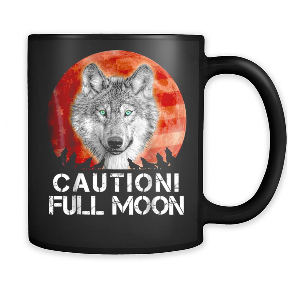 Caution Full Moon Werewolf
