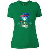 Buffalo Bills Halloween The Nightmare Before Christmas - Ladies' Boyfriend T-Shirt