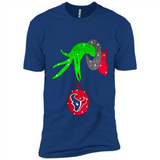 GRINCH HAND HOLDING HOUSTON TEXANS GLITTER CHRISTMAS PINGPONG