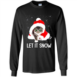 Let It Snow Cat Christmas sweater PINGPONG
